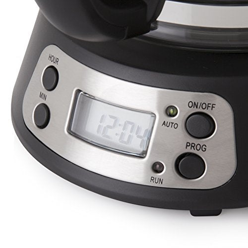 Swan SK13130N Programmable Coffee Maker with Keep Warm Function, LCD Timer, 750ml, 700W, Black