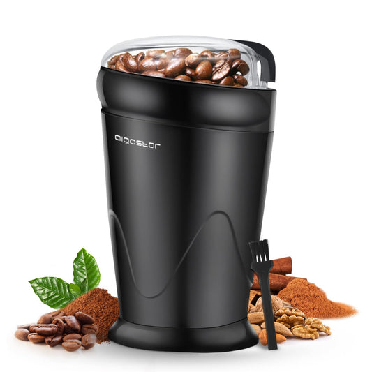 Aigostar Electric Coffee Grinder, Stainless