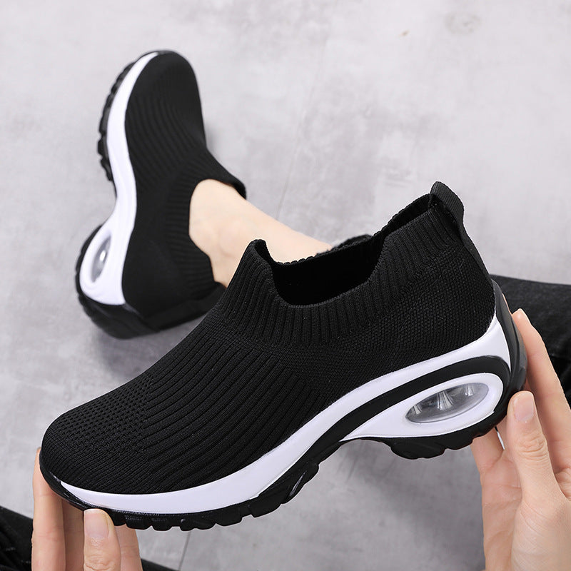 Sneakers Women Air Cushion Mesh Breathable Running Sports Shoes