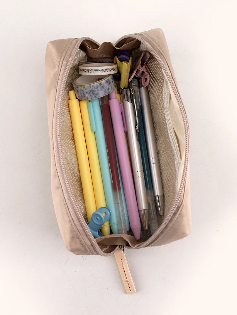 Large Capacity Pencil Case Estuches Escolares Pencilcase Back To School Stationery Soft Trousse School Supplies Pencil Pouch